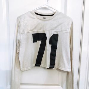 Urban outfitters cropped long sleeve